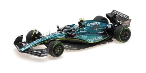 Minichamps - ASTON MARTIN F1  AMR23 TEAM ARAMCO COGNIZANT N 14 2nd DUTCH GP 2023 FERNANDO ALONSO GREEN