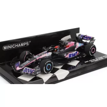   Minichamps - ALPINE F1  A524 TEAM BWT ALPINE N 31 SEASON 2024 ESTEBAN OCON BLACK BLUE PINK