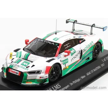   Minichamps - Audi R8 Lms Ultra Team Montaplast Motorsport N 1 Adac Gt Masters 2017 De Phillippi - Mies White Green
