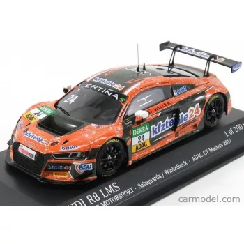   Minichamps - Audi R8 Lms Team Bmt Mucke Motorsport N 24 Adac Gt Masters 2017 Winkelhock Orange Black