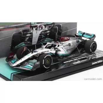   Minichamps - Mercedes Gp F1 W13E Team Mercedes-Amg Petronas F1 N 63 3Rd Australian Gp 2022 George Russel Silver Green