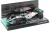 Minichamps - MERCEDES GP F1 W13E TEAM MERCEDES-AMG PETRONAS F1 N 44 2nd HUNGARIAN GP 2022 LEWIS HAMILTON SILVER GREEN