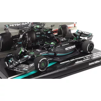   Minichamps - MERCEDES GP F1 W14 TEAM MERCEDES-AMG PETRONAS FORMULA ONE N 63 7th BAHRAIN GP 2023 GEORGE RUSSEL MATT BLACK