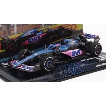  Minichamps - RENAULT F1  A523 TEAM BWT ALPINE N 31 8th MIAMI GP 2023 ESTEBAN OCON BLUE BLACK PINK