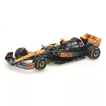   Minichamps - McLAREN F1  MCL60 TEAM McLAREN N 4 2nd JAPAN GP 2023 LANDO NORRIS WHITE ORANGE BLACK