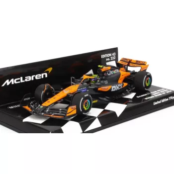   Minichamps - McLAREN F1  MCL38 TEAM MCLAREN N 4 SEASON 2024 LANDO NORRIS ORANGE BLACK