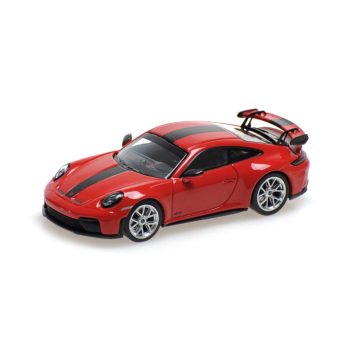   Minichamps - 1:64 PORSCHE 911 (992.2) GT3 - 2025 - RED W/WEISSACH PACKAGE - L.E. 240 pcs.