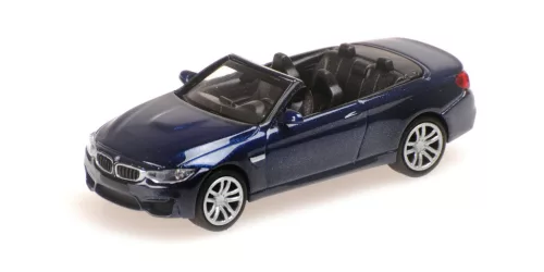 Minichamps - 1:87 BMW M4 CABRIO - 2015 - BLUE METALLIC