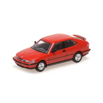 Minichamps - 1:87 SAAB 900 COUPE - 1995 - RED