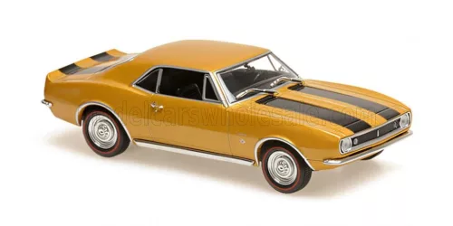 Minichamps - CHEVROLET CAMARO 1967 GOLD BLACK