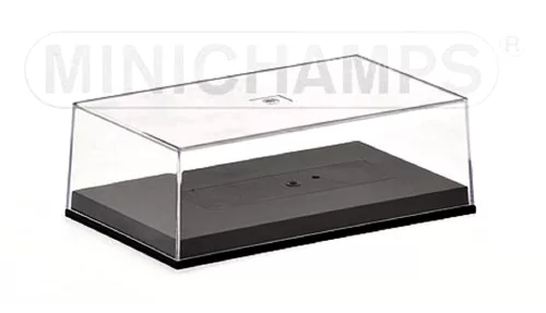 Minichamps - FORMULA 1 CLEAR COVER AND BASE PLATE 1/43 STANDARD MINICHAMPS (12,0 cm x 7,2 cm x 3,9 cm)