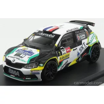   Minipartes - Skoda Fabia R5 N 1 Rally Ypres 2018 B.Bouffier - X.Panseri White Black Green