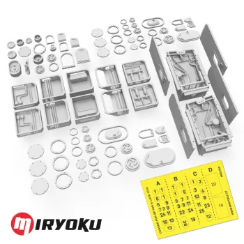 Miryoku - 1/32 COVERS FOR BF-109 E7