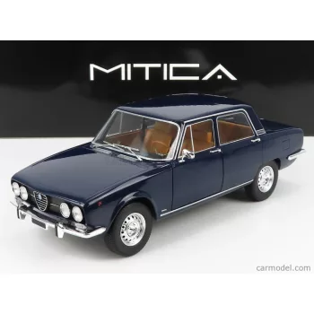   Mitica-Diecast - Alfa Romeo 2000 Berlina 1971 (With Decals Comando Polizia - Comando Carabinieri - Comando Vigili Del Fuoco E Civile) Blue Cobalto 324