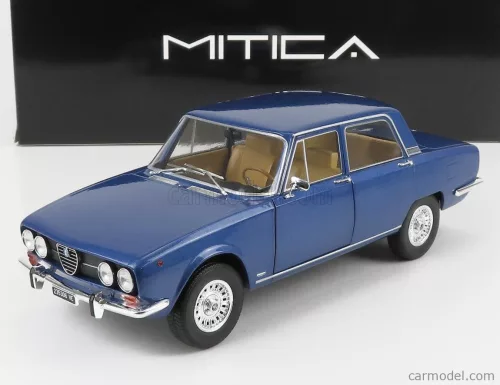 Mitica-Diecast - Alfa Romeo 2000 Berlina 1971 - Cerchi Millerighe Wheels Blue Pervinca Met 349