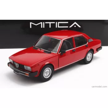   Mitica-Diecast - Alfa Romeo Alfetta Berlina 2000L 1978 - Cerchi Millerighe Wheels Rosso Alfa 501 Red