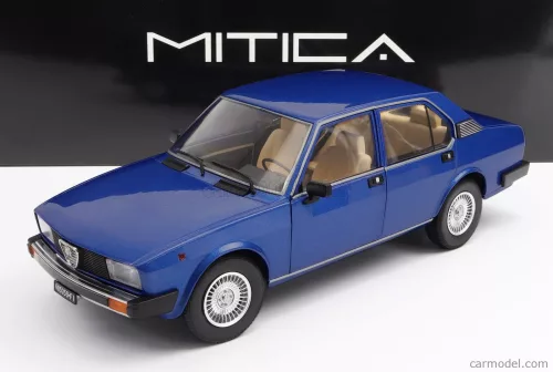 Mitica-Diecast - Alfa Romeo Alfetta Berlina 2000L 1978 - Cerchi Millerighe Wheels Blue Pervinca Met 349
