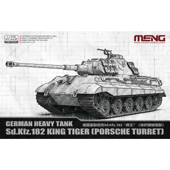   Meng Model - German Heavy Tank Sd.Kfz.182 King Tiger (Porsche Turret)