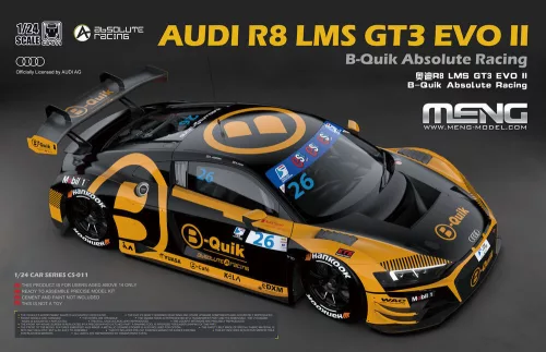 Meng Model - AUDI R8 LMS GT3 EVO II B-Quik Absolute Racing