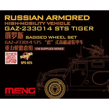   Meng Model - Russian Armored High-Mobility Vehicle Gaz-233014 Sts Tiger Sagged W