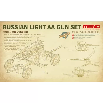 Meng Model - Russian Light Aa Gun Set
