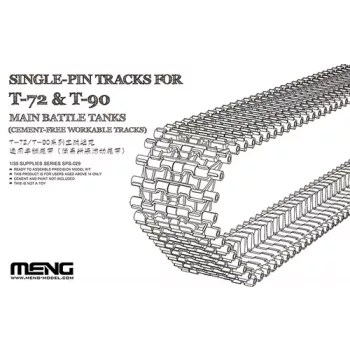   Meng Model - Single-Pin Tracks For T-72 & T-90 Main Battle Tanks