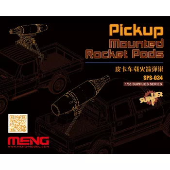 Meng Model - Pickup Mounted Rocket Pods (Resin)