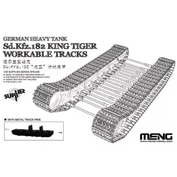   Meng Model - German Heavy Tank  Sd.Kfz.182 King Tiger Workable Tracks