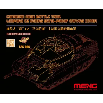   Meng Model - Canadian Main Battle Tank Leopard C2 MEXAS Sand-Proof Canvas Cover (RESIN)