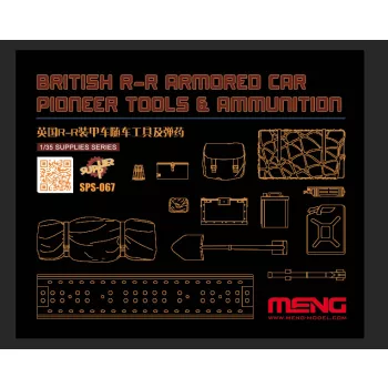   Meng Model - British R-R Armored Car Pioneer Tools & Ammunition (RESIN)