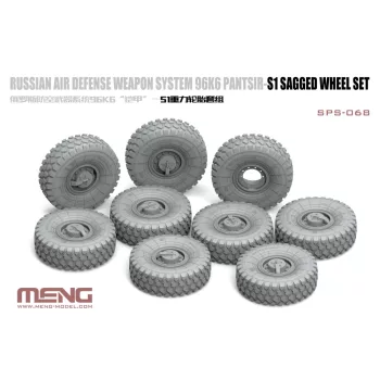  Meng Model - Russian Air Defense Weapon System 96K6 Pantsir-S1 Sagged Wheel Set