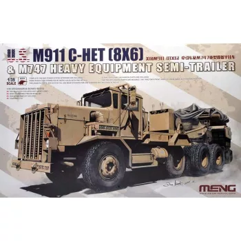   Meng Model - U.S. M911 C-HET(8X6) & M747 Heavy Equipment Semi-Trailer
