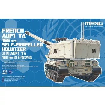 Meng Model - French Auf1 Ta 155Mm Self-Propelled Howitzer