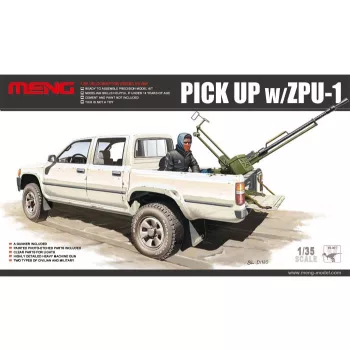 Meng Model - Dual Cab Toyota Hilux Pickup Zpu-1