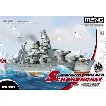   Meng Model - Warship Builder-Scharnhorst(cartoonized model kit)