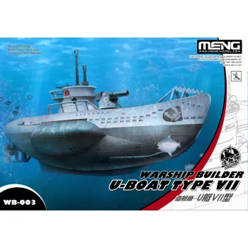   Meng Model - Warship Builder- U-Boat Type VII (Cartoon Model)