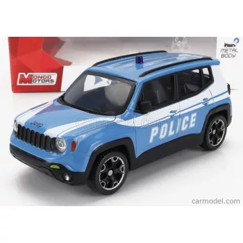 Mondomotors - Jeep Renegade Police 2017 Light Blue White