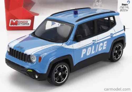 Mondomotors - Jeep Renegade Police 2017 Light Blue White
