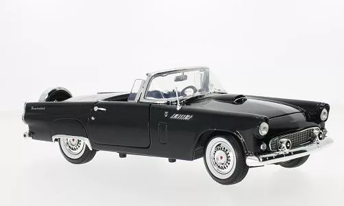 Motor-Max - Ford Thunderbird Convertible, schwarz, 1956, 1:18
