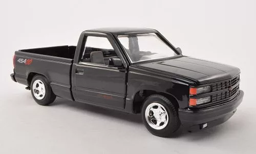 Motor-Max - Chevrolet Pick Up 454 SS, schwarz, 1992, 1:24