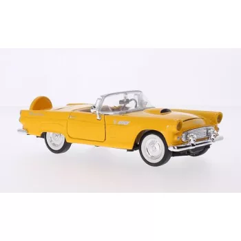 Motor-Max - Ford Thunderbird, dunkelgelb, 1956, 1:24