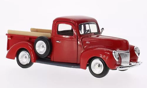 Motor-Max - Ford Pick Up, rot, 1940, 1:24
