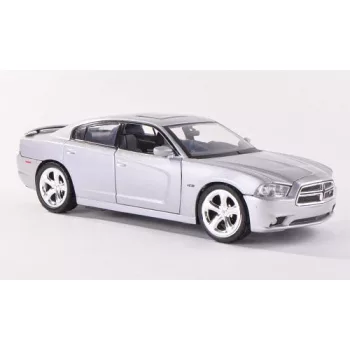 Motor-Max - Dodge Charger R/T, silber, 2011, 1:24