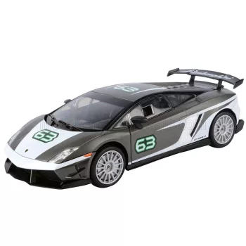   Motor-Max - LAMBORGHINI GALLARDO LP560-4 N 63 SUPER TROFEO 2011 GREY WHITE