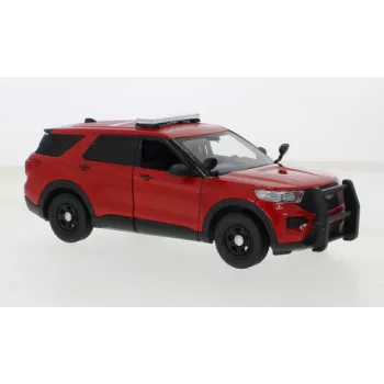 Motor-Max - Ford Police Interceptor Utility, rot, 2022, 1:24