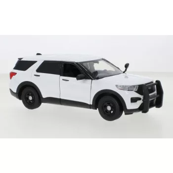   Motor-Max - Ford Police Interceptor Utility, weiss, 2022, 1:24