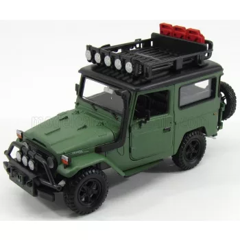   Motor-Max - TOYOTA FJ40 LAND CRUISER HARD-TOP CLOSED OFF ROAD VERSION 1980 MATT GREEN BLACK