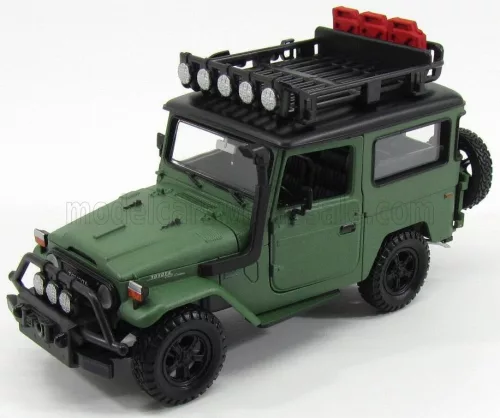 Motor-Max - TOYOTA FJ40 LAND CRUISER HARD-TOP CLOSED OFF ROAD VERSION 1980 MATT GREEN BLACK