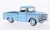 Motor-Max - Chevrolet Apache Fleetside Pick Up, hellblau, 1958, 1:24