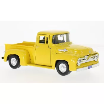 Motor-Max - Ford F-100 Pick Up, gelb, 1955, 1:24